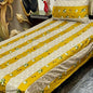 2 Pcs Cotton Patchwork Single Bedsheet