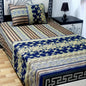 2 Pcs Crystal Cotton Printed Single Bedsheet