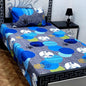 2 Pcs Crystal Cotton Printed Single Bedsheet